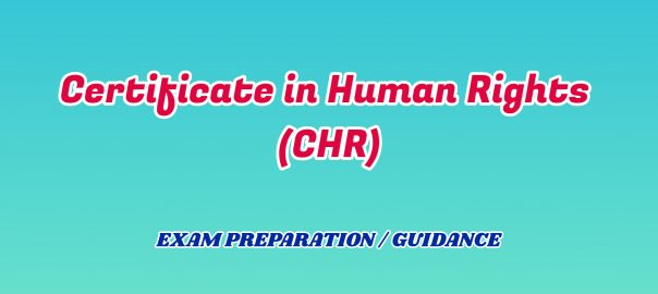 Certificate in Human Rights ignou