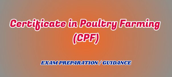 Certificate in Poultry Farming ignou detail
