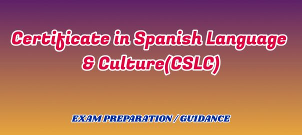 Certificate in Spanish Language & Culture ignou detail