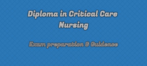 Ignou Diploma in Critical Care Nursing
