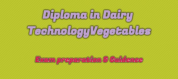 Ignou Diploma in Dairy Technology