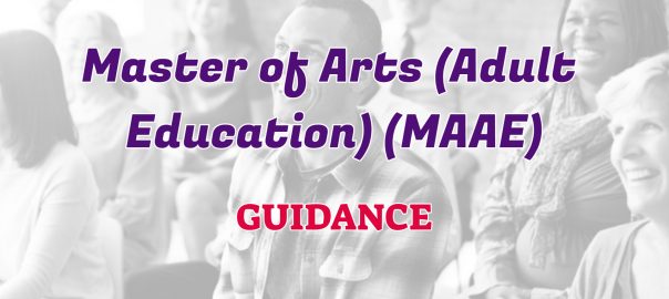 master and arts in adult education ignou guidance