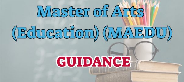 Master of arts in education ignou with guidance