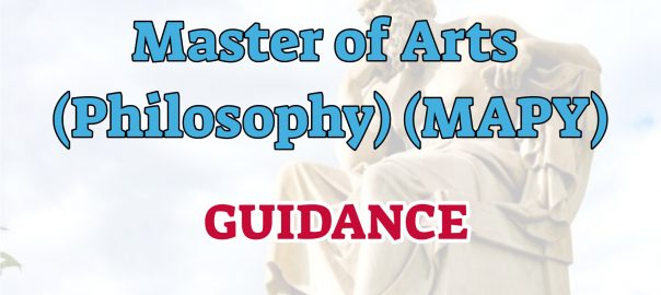 master of arts in phylosophy ignou with guidance