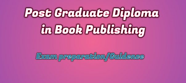 Ignou Post Graduate Diploma in Book Publishing
