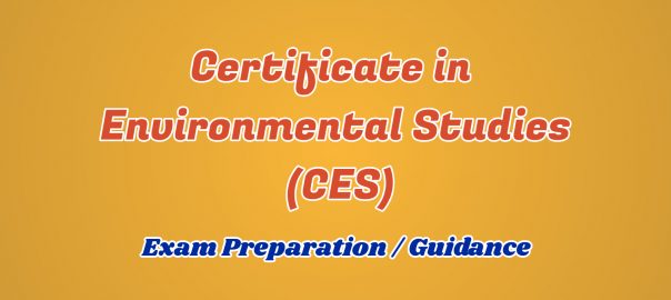 certificate in environmental studies ignou