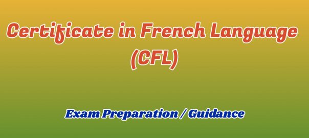 certificate in french language ignou