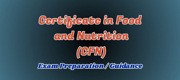 certificate in food and nutrition ignou