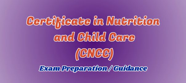 certificate in nutrition and child care ignou