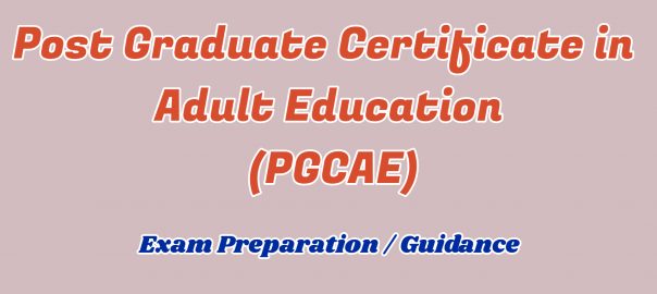 Post Graduate Certificate in Adult EducationPost Graduate Certificate in Adult EducationPost Graduate Certificate in Adult Education ignou