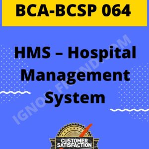 ignou-bca-bcsp064-synopsis-only- HMS - Hospital Management System