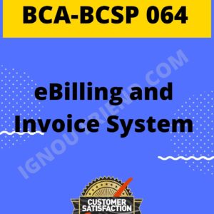 ignou-bca-bcsp064-synopsis-only- eBilling and Invoice System