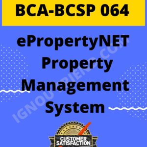 ignou-bca-bcsp064-synopsis-only- ePropertyNET Property Management System