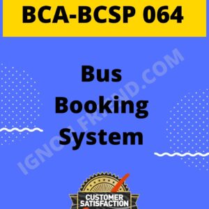 ignou-bca-bcsp064-synopsis-only- Bus Booking System