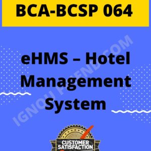 ignou-bca-bcsp064-synopsis-only- eHMS Hotel Management System