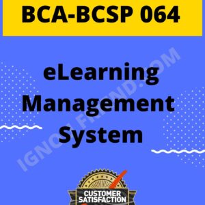 Ignou BCA BCSP-064 Complete Project, Topic - eLearning Management System